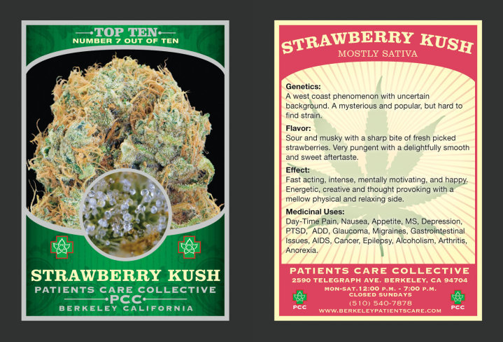 Strawberry Kush Card